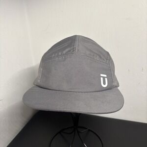 FŪL ELASTIC BUNGEE CAP WITH REFLECTIVE SANDWICH VISOR GRAY UNISEX‎ RUNNING HAT